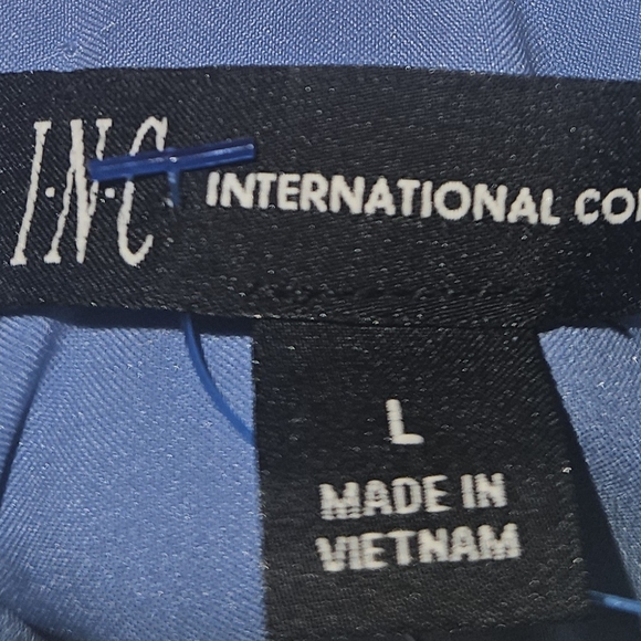 INC International Concepts Sky Blue Blouse - Picture 3 of 3